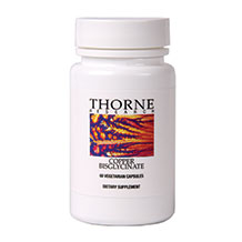 Thorne Copper Bisglycinate 2 mg 60 Capsules