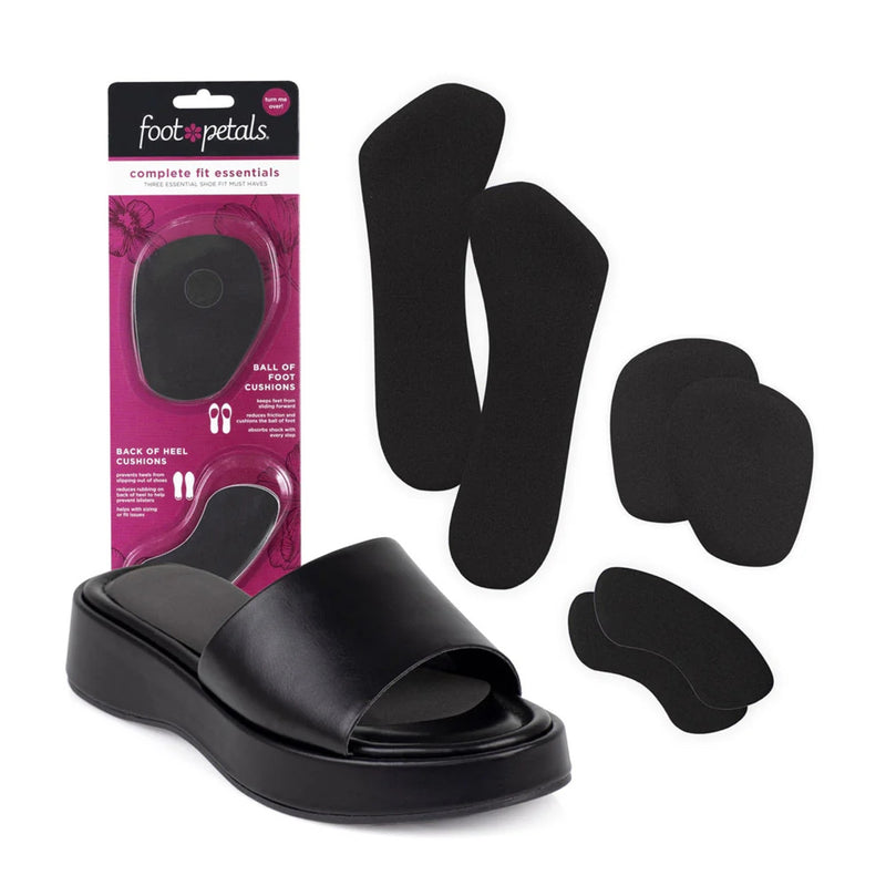 Foot Petals Triple Threat Shoe Cushion Kit Black One Size