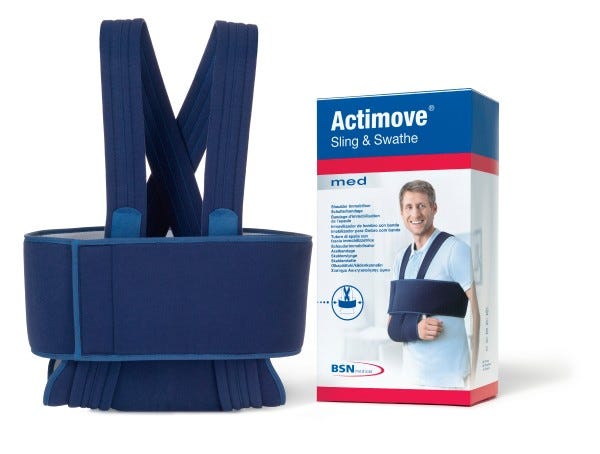 Actimove Sling & Swathe Shoulder Immobilizer Medium Blue