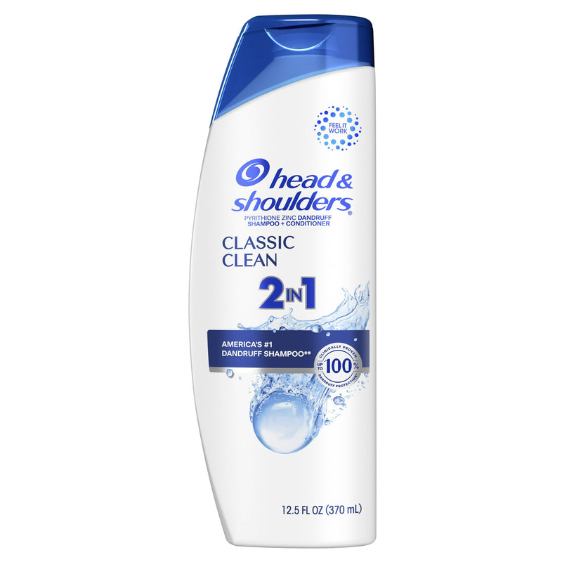 Head and Shoulders 2 in 1 Dandruff Shampoo and Conditioner Classic Clean 12.5oz