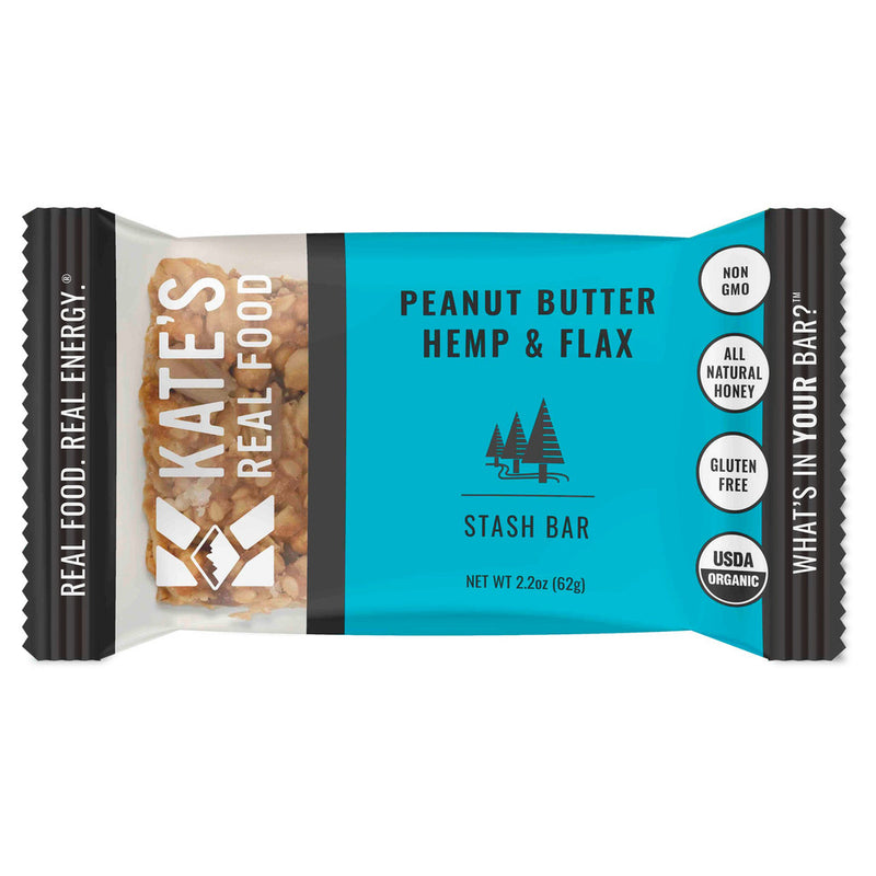 Kate's Real Food Energy Bar Peanut Butter Hemp & Flax