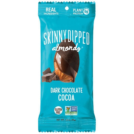 Skinny Dipped Dark Chocolate Cocoa Almonds 1.2 oz