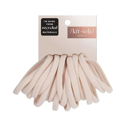 Kitsch Eco-Friendly Nylon Elastics, Blush 20 Count