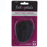 Foot Petals Fancy Feet Ball Of Foot Cushions Black 1 Pair