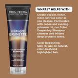 John Frieda Midnight Brunette Shampoo 8.3oz