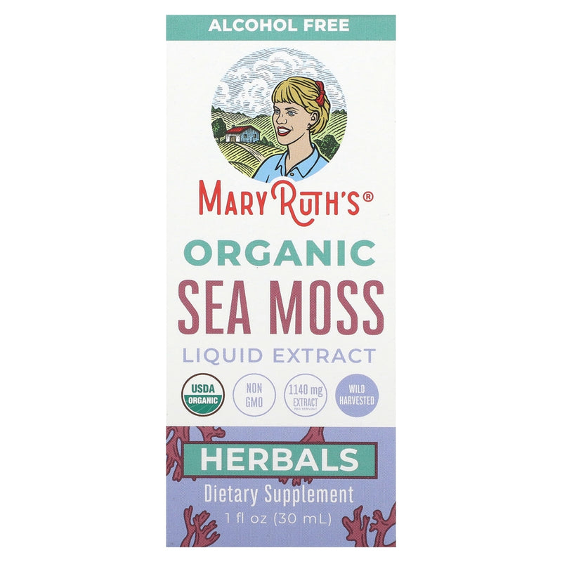 Mary Ruth's USDA Organic Sea Moss Liquid Drops 1 fl oz