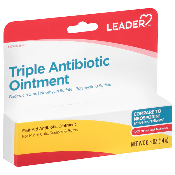 Leader First Aid Triple Antibiotic Ointment - 0.5 Oz
