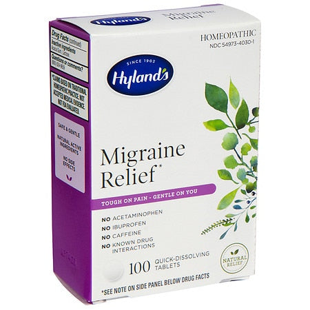 Hyland's Migraine Relief, 100 Tablets