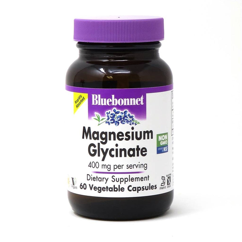 Bluebonnet Nutrition, Magnesium Glycinate, 60 Vegetable Capsules