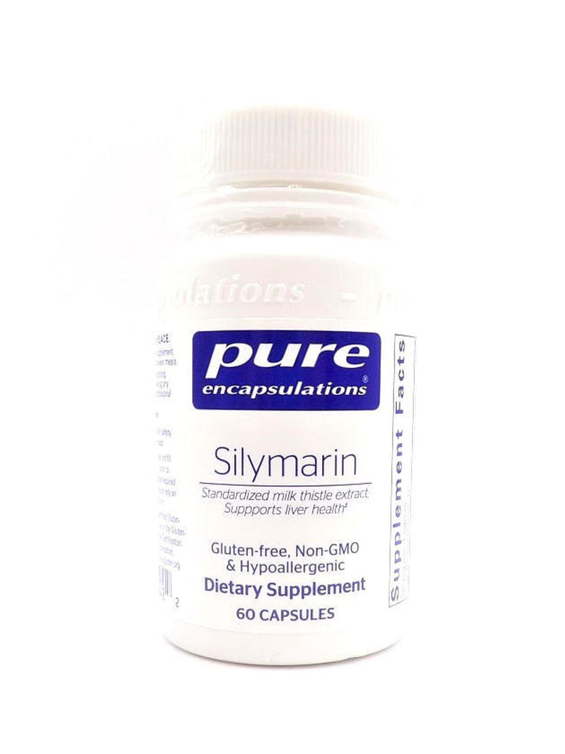 Pure Encapsulations Silymarin Milk Thistle Extract 60 Capsules