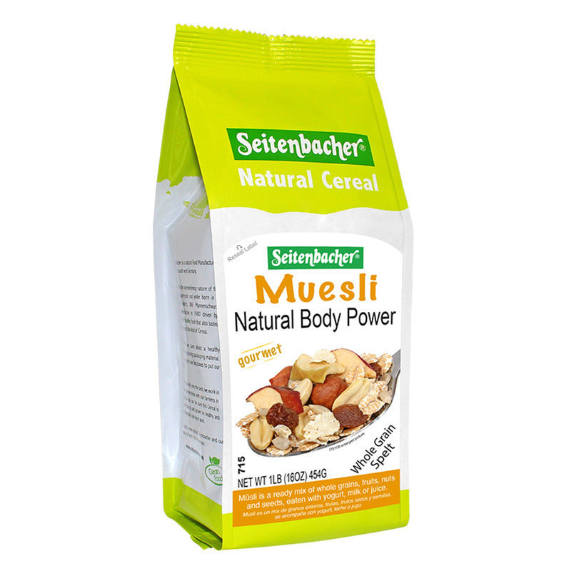 Seitenbacher Natural Body Power Muesli Cereal #1, 1 lb