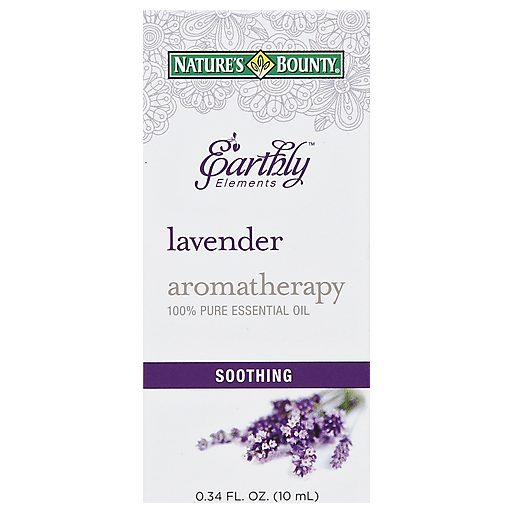 Nature's Bounty Earthly Elements Lavender Essential Oil 0.34 fl oz