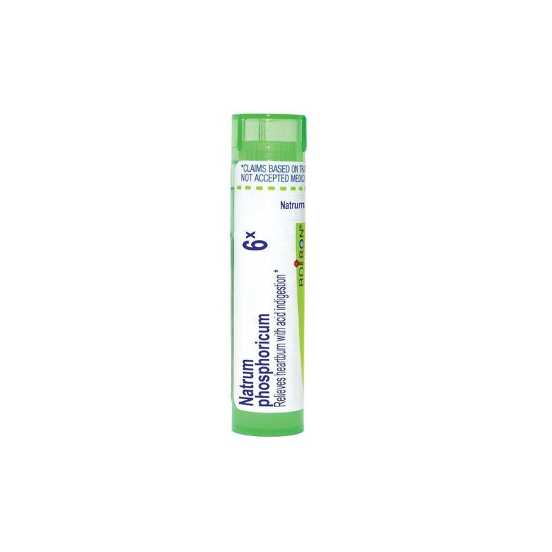 Boiron Natrum Phosphoricum 6X Homeopathic Medicine Pellets, 80 Count