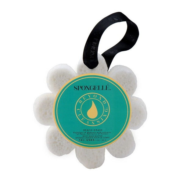 Spongelle Wild Flower Body Wash Infused Soap Sponge Beach Grass (14+ Utilisations)