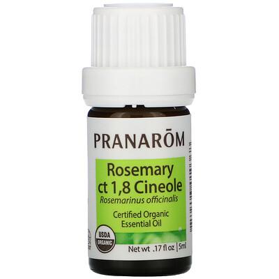 Pranarom Organic Rosemary Essential Oil 1,8 Cineole 0.17 Fl