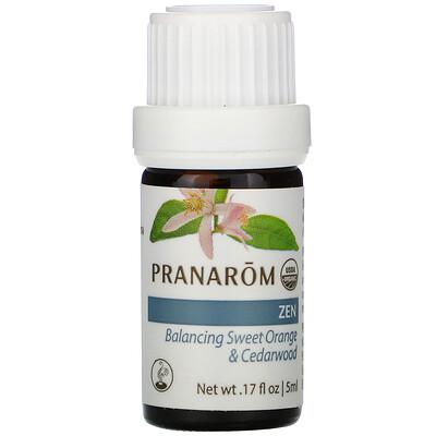 Pranarom Organic Diffusion Blend Zen 0.17 Fl Oz