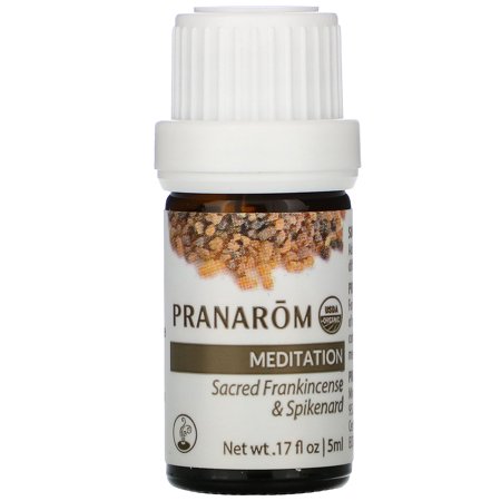 Pranarom Organic Diffusion Blend Meditation 0.17 Fl Oz
