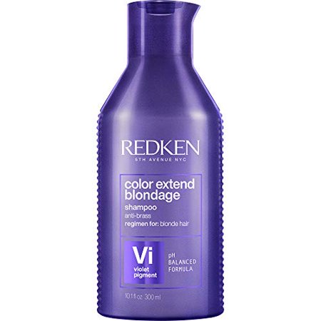 Redken Blondage Color-Depositing Purple Shampoo for Blonde Hair, 10.1 Oz