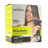 Placenta Life Keratimask Hair Straightening Kit with Hyaluronic Acid, Formaldehyde-Free