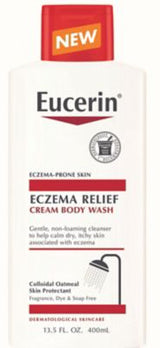 Eucerin Eczema Relief Cream Body Wash, 13.5 fl oz