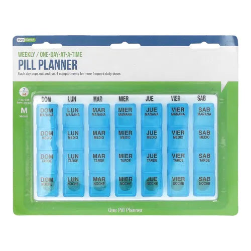 Ezy dosis 4 al día organizador semanal medio