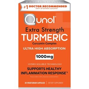 Qunol Turmeric Extra Strength 1000 mg Capsules, 30 Count