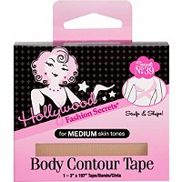 Hollywood Fashion Secrets Body Contour Tape for Medium  1 Ea