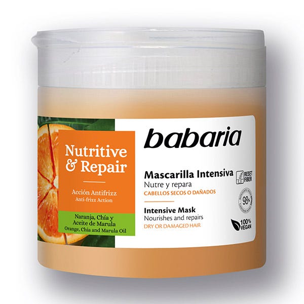 Babaria Nutritive & Repair Intensive Hair Mask for Dry Hair, 400 mL