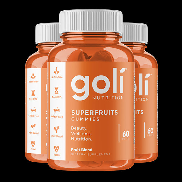 Goli Nutrition Superfruits Gummies - Mixed Fruit | 60 Gummies