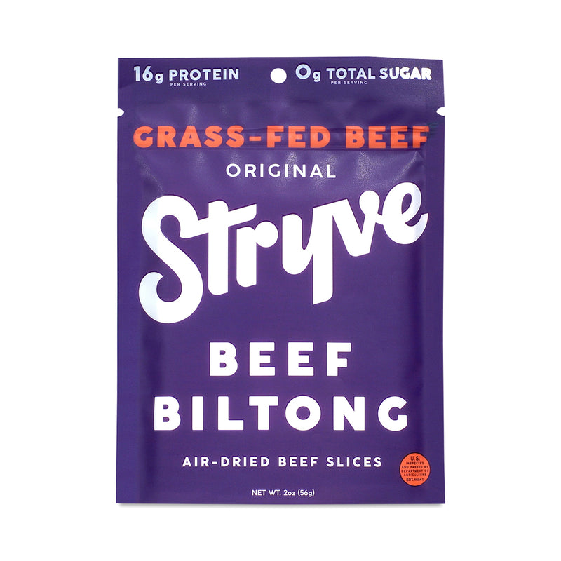 Stryve Foods, Original Beef Biltong Grass Fed, 2 Oz