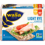 Wasa Light Rye Crispbread, 9.5 oz (Case of 12)