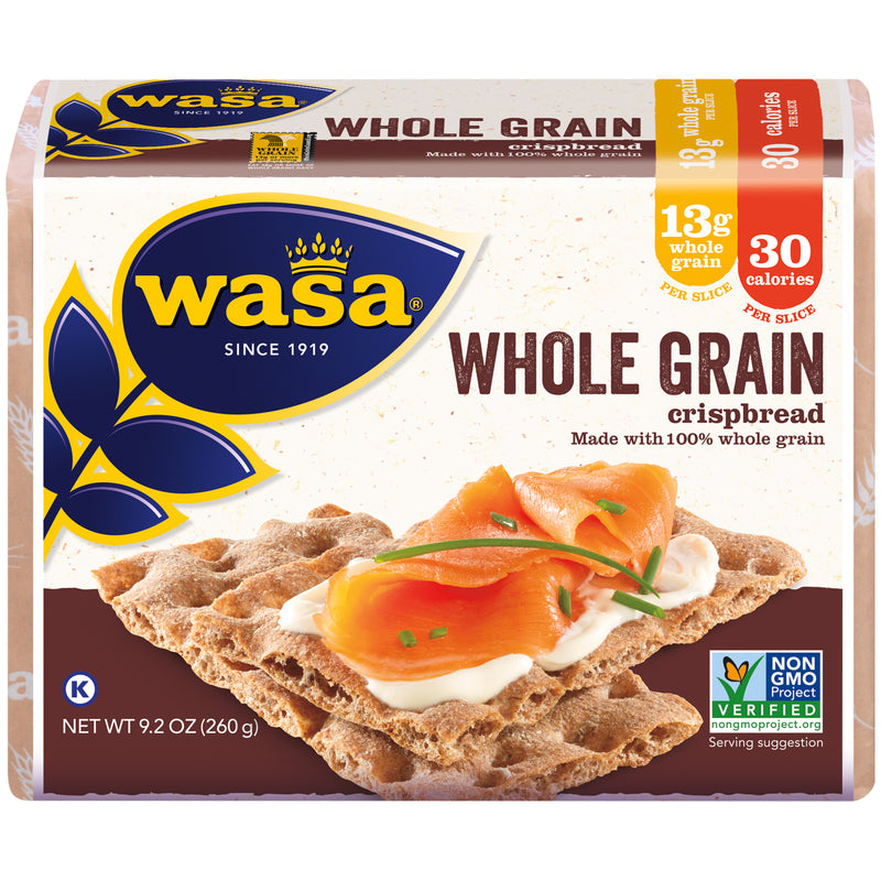 Crispbread Whl Grain Case of 12 X 9.2 Oz by Wasa