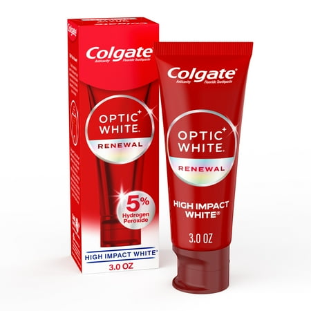 Colgate Optic White Renewal Teeth Whitening Toothpaste - High Impact White - 3.0oz