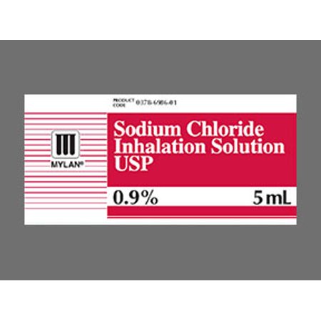 Mylan Pharmaceuticals Sodium Chloride Solution 0.9% 100 x 5ml Vial