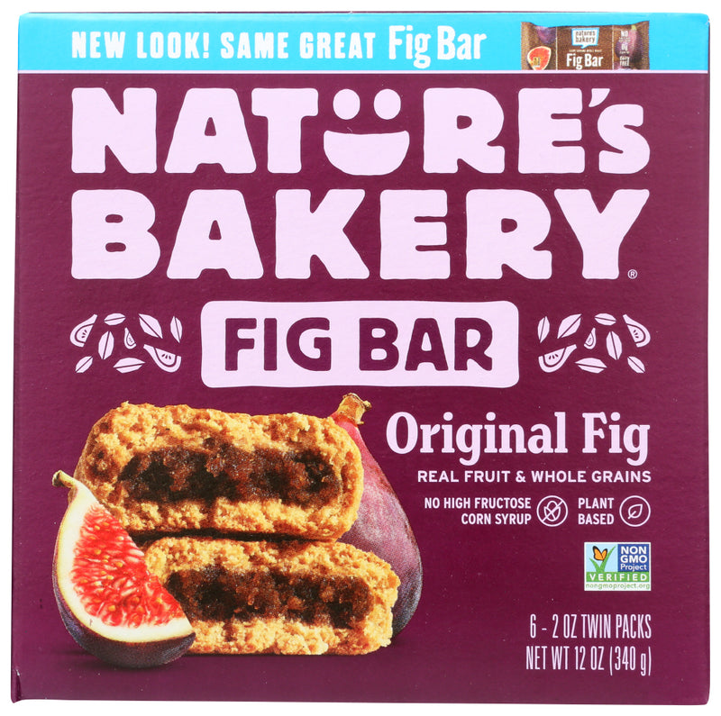 Nature's Bakery Fig Bar, 12oz, Pack of 6