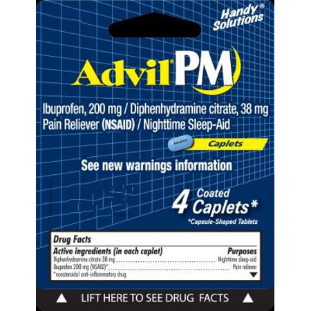 Advil Pm 4ct Caplets