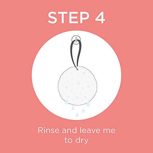 Spongelle Wild Flower Body Wash Infused Soap Sponge Freesia Pear