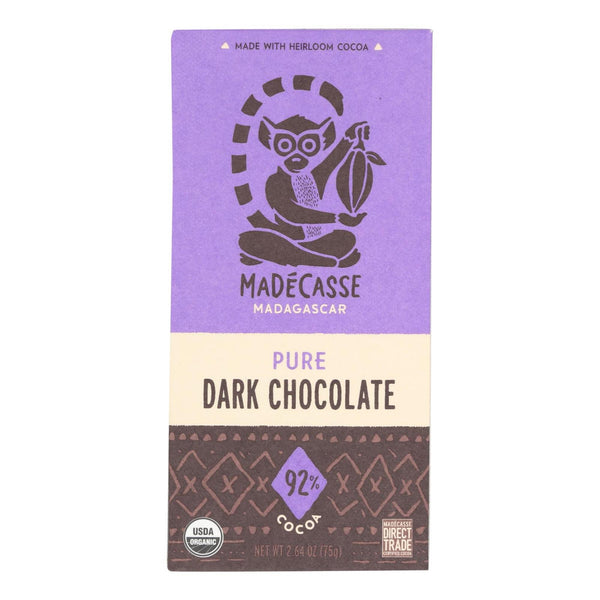 Beyond Good Madecasse 92% Percent Dark Chocolate 2.64 Oz