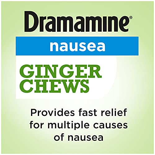 Dramamine Advanced Herbals Nausea, Morning Sickness Relief Soft Ginger Chews - 20ct