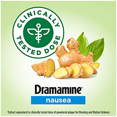 Dramamine Advanced Herbals Nausea, Morning Sickness Relief Soft Ginger Chews - 20ct