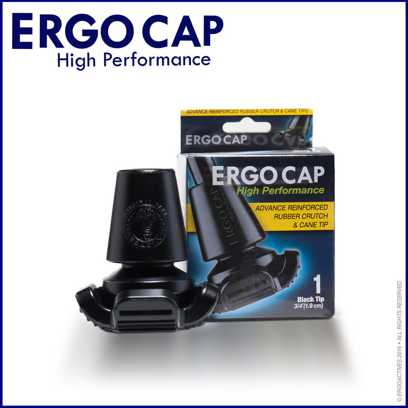 Ergocap High Performance Universal Crutch & Cane Rubber Tip