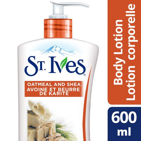 St. Ives Oatmeal & Shea Butter Moisturizing Body Lotion, 20.28 oz