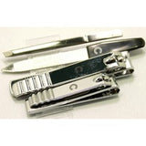 Basicare Stainless Steel Manicure Tool Kit with Clippers, Tweezers and Nail File, 4 Piece