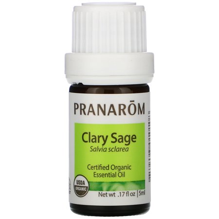 Pranarom Organic Clary Sage Essential Oil 0.17 Fl Oz