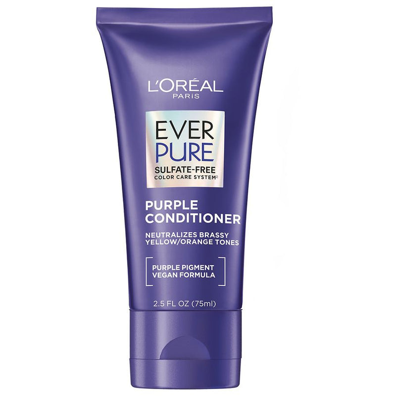 L'Oreal Paris EverPure Sulfate Free Purple Conditioner, 2.5 Oz