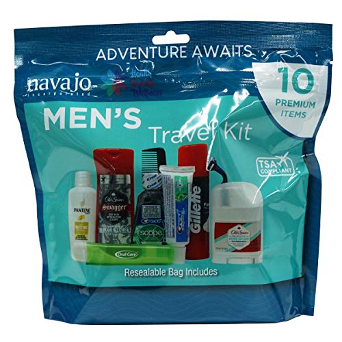 Handy Solutions 9 Piece Resealable Men's Travel Kit