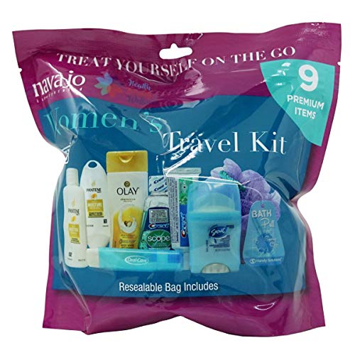 Handy Solutions 9 Piece Resealable Women's Travel Kit