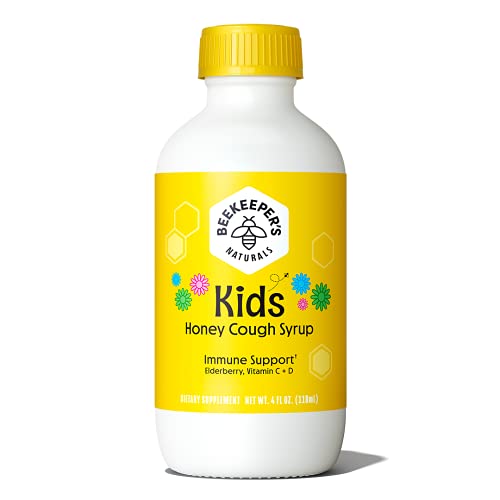 Beekeeper's Naturals Kids Daytime Propolis Cough Syrup - Size 4oz | Healf