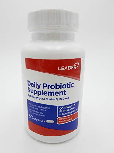 Leader Daily Probiotic Supplement Capsules, 50 Count