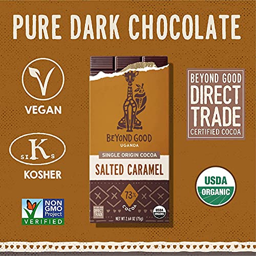 Bar Choc Salted Caramel Case of 12 X 2.64 Oz by Beyond Good